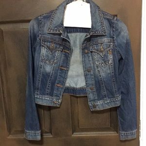 Women’s juniors MISS ME Denim jacket small